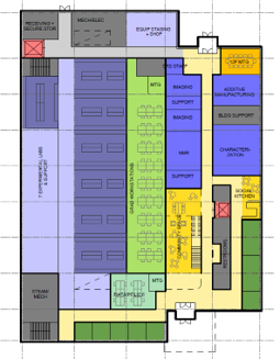 Floorplan of a level of the Center for Energy Innovation