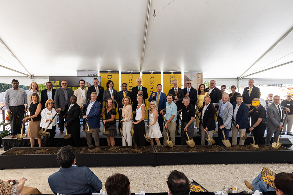 Groundbreaking for the Payne Energy Innovation Center
